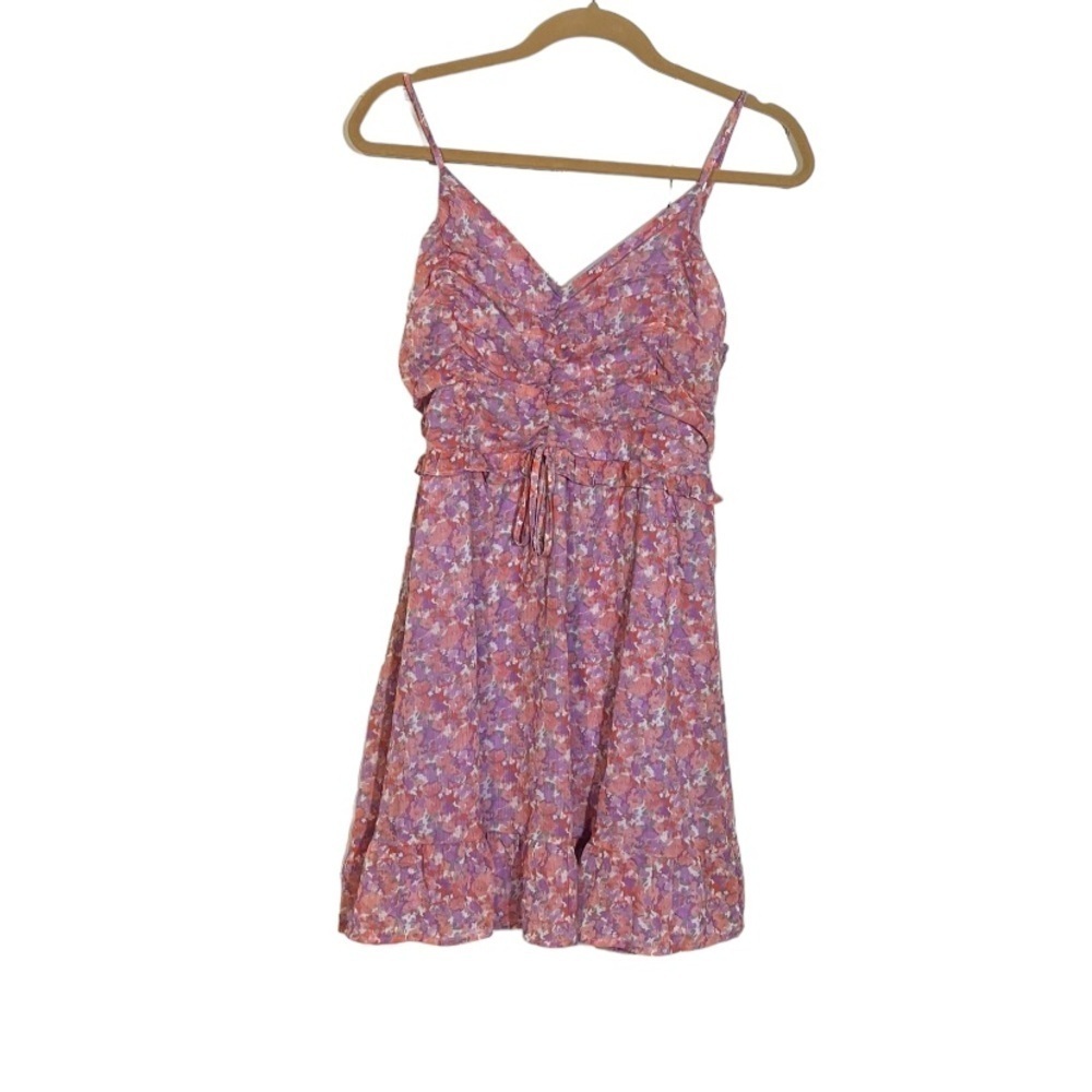 NWT Peach Love California Floral Wrap Dress Size Medium